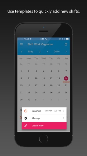 Shift Organizer - Easily plan and track shift work(圖3)-速報App