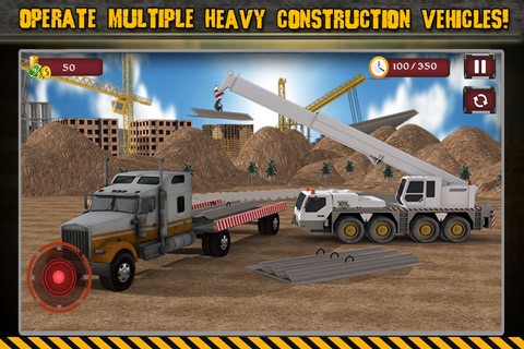 Bridge Builder Crane Simulator 3D screenshot 4