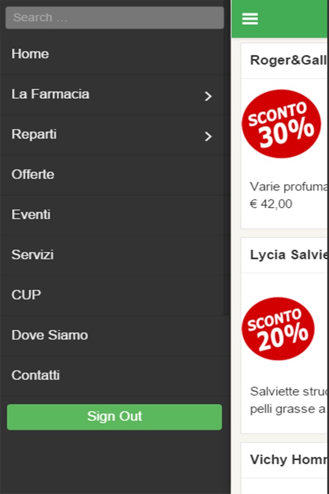 Farmacia Mencaglia App screenshot 2