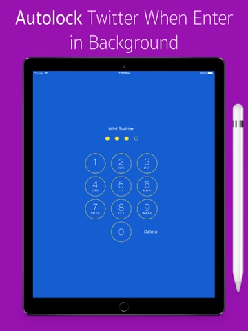 Mini for Twitter - with Lock Featureのおすすめ画像1