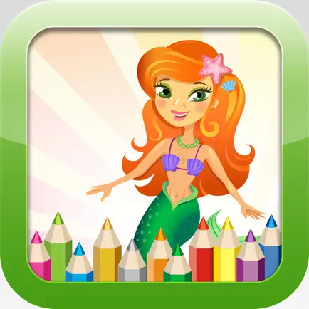 Mermaid Coloring Book - Educational Coloring Games Free ! For kids and Toddlers Cheats