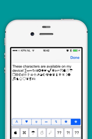 Characters & Symbols screenshot 2