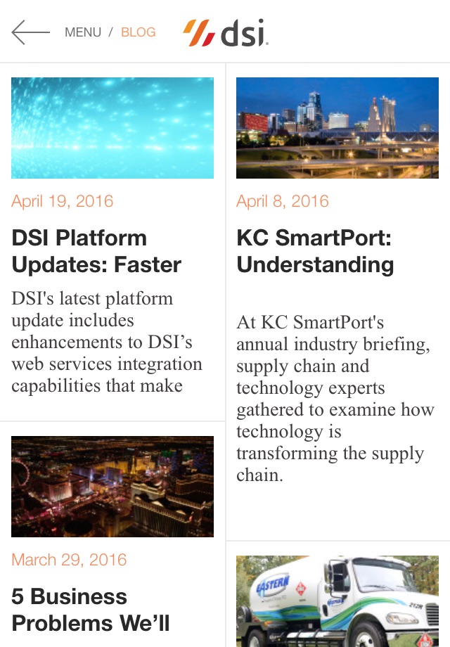 DSI Digital Supply Chain News screenshot 2