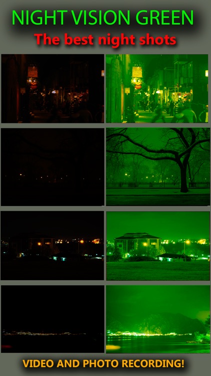 Night Vision Real Mode Camera Secret - True Green Light For Photo & Video