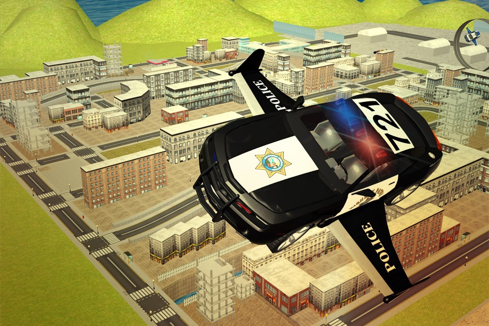 Flying Police Driver 3d Simulator screenshot 3