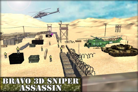 Bravo 3D Sniper Assassin - Military Sniper Assault Shooter Game screenshot 2