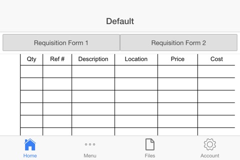 Requisition Form screenshot 3