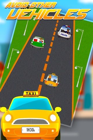 Drag Racing Taxi Panic Pro screenshot 2