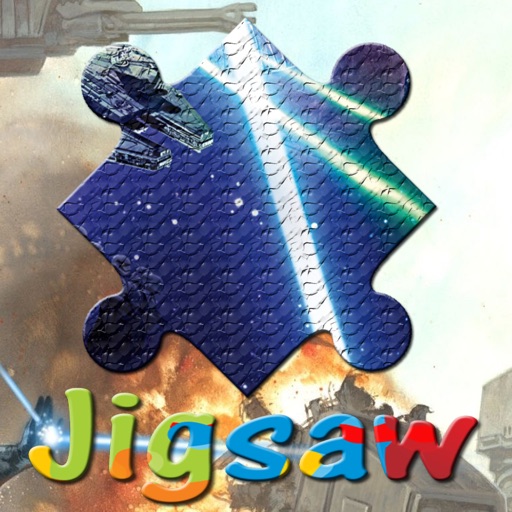 Cartoon Puzzle - Galaxy Wars Jigsaw Puzzles Free For Kids Learning Education Games Icon