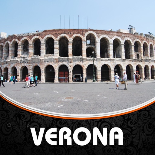 Verona Tour Guide: Best Offline Maps with Street View and Emergency Help Info icon