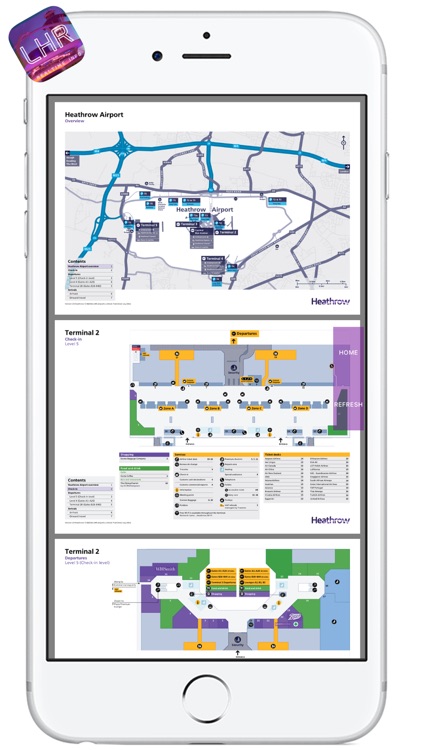 LHR AIRPORT - Realtime Info, Map, More - HEATHROW AIRPORT screenshot-3