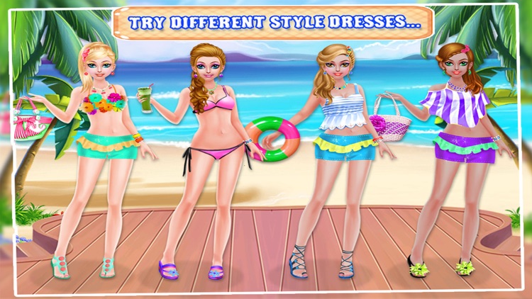 Summer Beach Makeover - Real summer makeup salon virtual makeover games