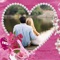 Icon Pink Heart Photo Frame - Make Awesome Photo using beautiful Photo Frames