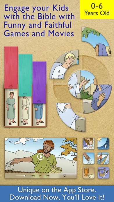 My First Bible Games for Kids, Family and School iPhone App