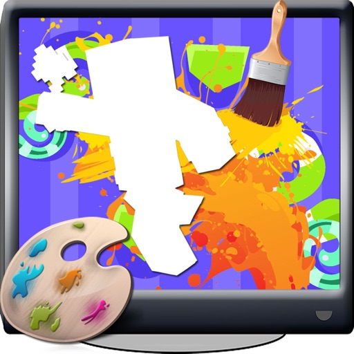 Paint Fors Kids Games Minecraft Edition iOS App