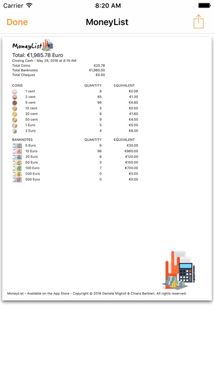 MoneyList - Money Counter - Converter screenshot-3