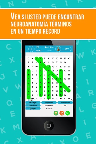 Neuroanatomy Word Search - Nervous System Puzzle screenshot 3