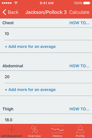 FatKit - Body Fat and Lean Body Mass Calculator screenshot 4