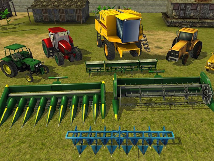 Farming Simulator Farmers Crop Harvest Tractor Trucks Drive Game