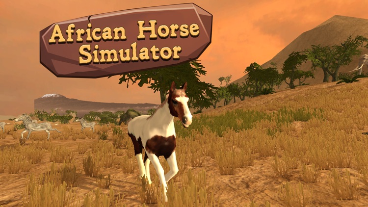 Wild African Horse: Animal Simulator 2017