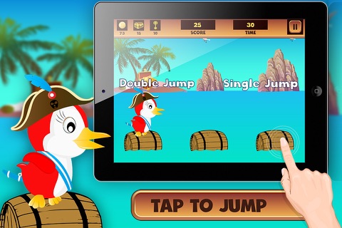 Baby Panguin Jump - Pirate Edition screenshot 2