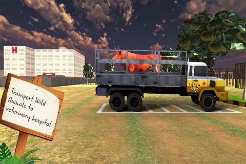 Wild Animal Transporter Truck Simulator: Real Zoo and Farm animals transport game screenshot 3
