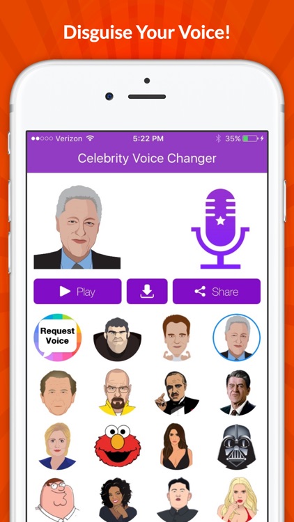 Celebrity Voice Changer - Funny Voice FX Cartoon Soundboard by HatsOffApps