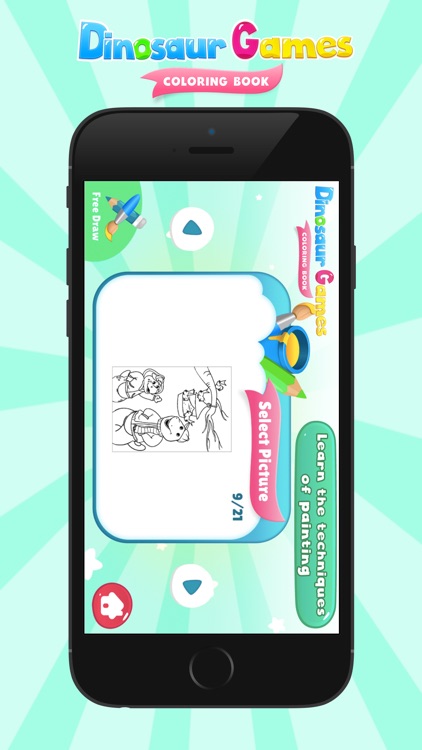 Coloring Book Dinosaur Games screenshot-4