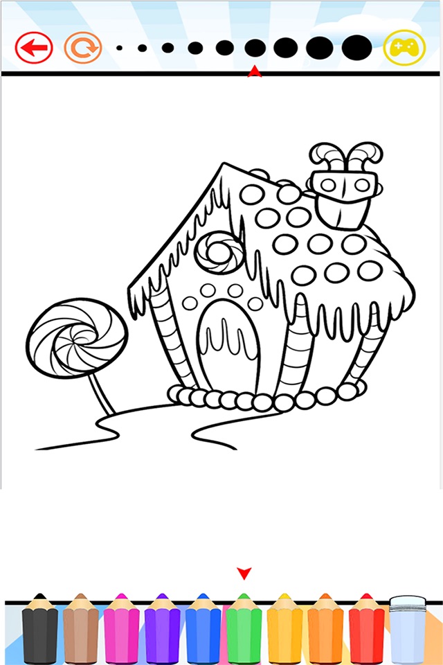 coloring book the house free games for kids screenshot 4