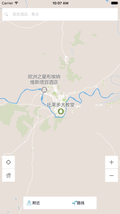 托莱多中文离线地图-西班牙离线旅游地图支持步行自行车模式