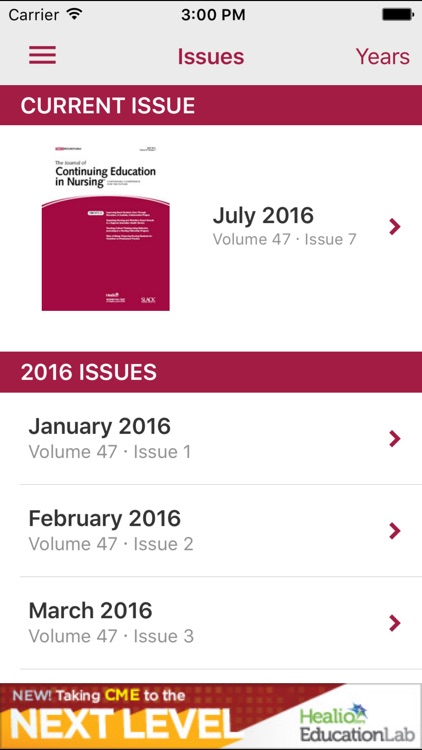 The Journal of Continuing Education in Nursing