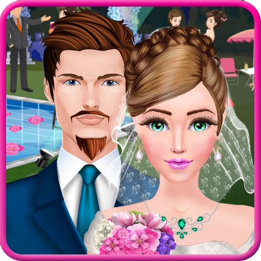 Pool Wedding Salon Makeover & Dress up Salon Girls Game iOS App