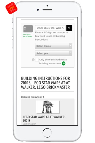 DESKTOP VIEW for LEGO BUILDING INSTRUCTIONS (Complete Lego Online Archive) screenshot 2