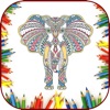 Icon Coloring Book Art: Stress Relief Coloring Book for Adults & Color Therapy Pages