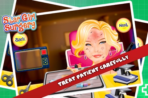 Star Girl Surgery – Skin care & surgeon hospital game for little kids screenshot 4