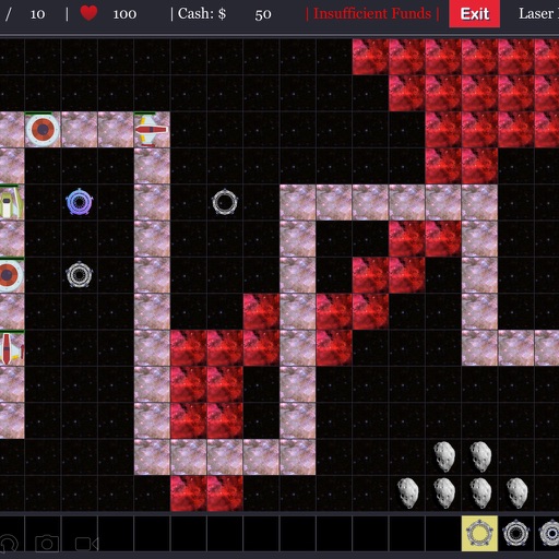 Laser Defense Basic iOS App