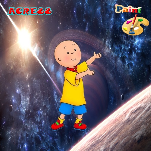 Coloring Book Free Caillou Game Edition Icon