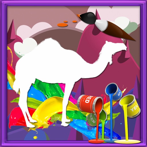 Coloring Page For Kids Games Joe Camel Edition Icon