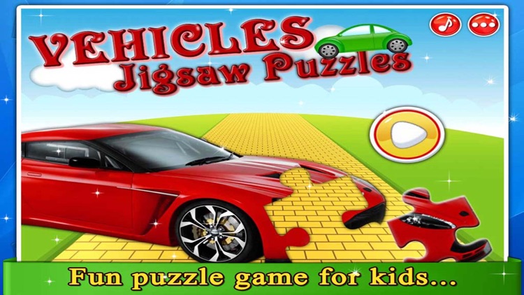 Vehicles Jigsaw Puzzle - Kids Jigsaw Puzzle for Toddler