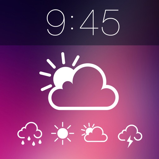 Weather Locker - Current and Forecasts Weather On your Lock Screen icon