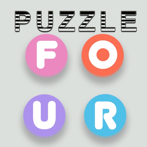 Puzzle Four Letters Icon