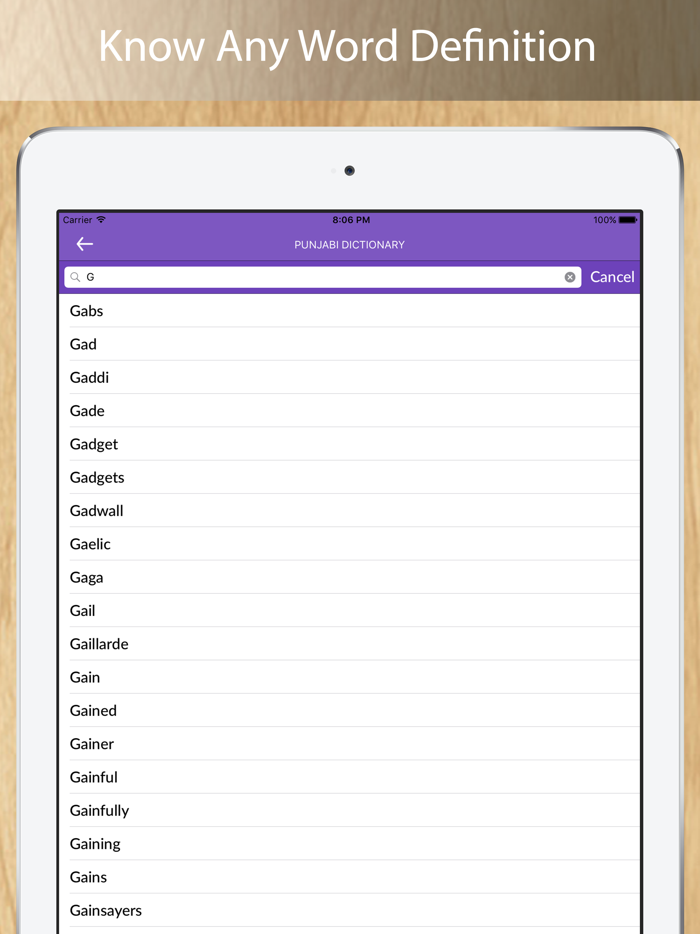 English - Punjabi Dictionary