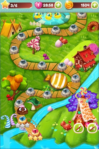 Lollipop Delicious - Sweet Candy 3 Match Puzzle Game For Girls & Boys screenshot 2