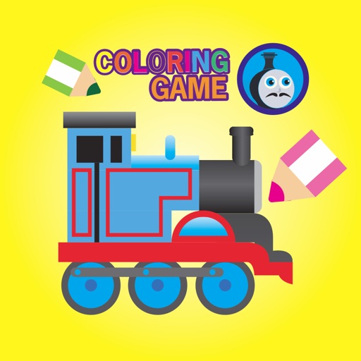 Train and Friends Coloring Book Game by Thomas iOS App
