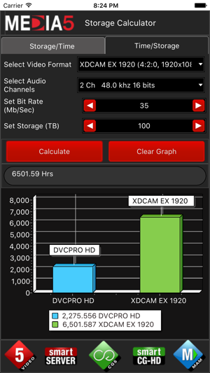 Media 5 Storage Calculator(圖1)-速報App