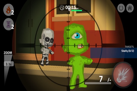 Call of Monster Shooter Toon Town Apocalypse Undead Crisis Sniper screenshot 2