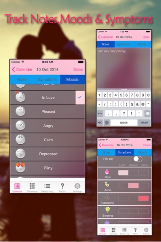 Have a Nice Day Period Tracker Lite - Monthly Cycles, Menstrual Calendar screenshot 2