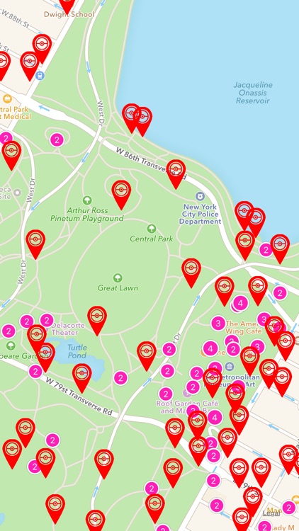 Map View - PokéStop Map For Pokémon Go