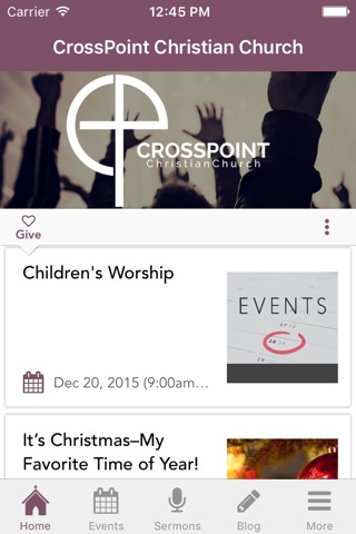 CrossPoint Christian Church screenshot 2