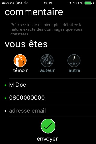 Dommages Réseaux screenshot 3